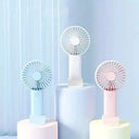 USB Hand Fan - Quick Cooling With Phone Stand