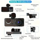 Smart Dash Cam for Drivers Night Vision