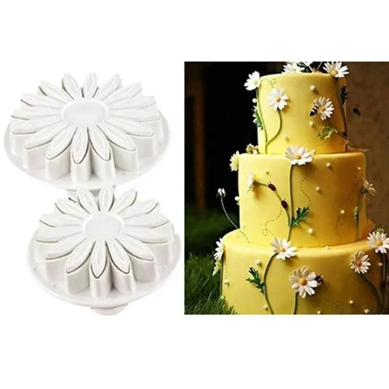 33Pcs Plunger Fondant Cutter Set For Cookies Biscuits Mold