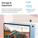 P20S 10.1 Inch Android Tablet With MTK P22 Processor Power