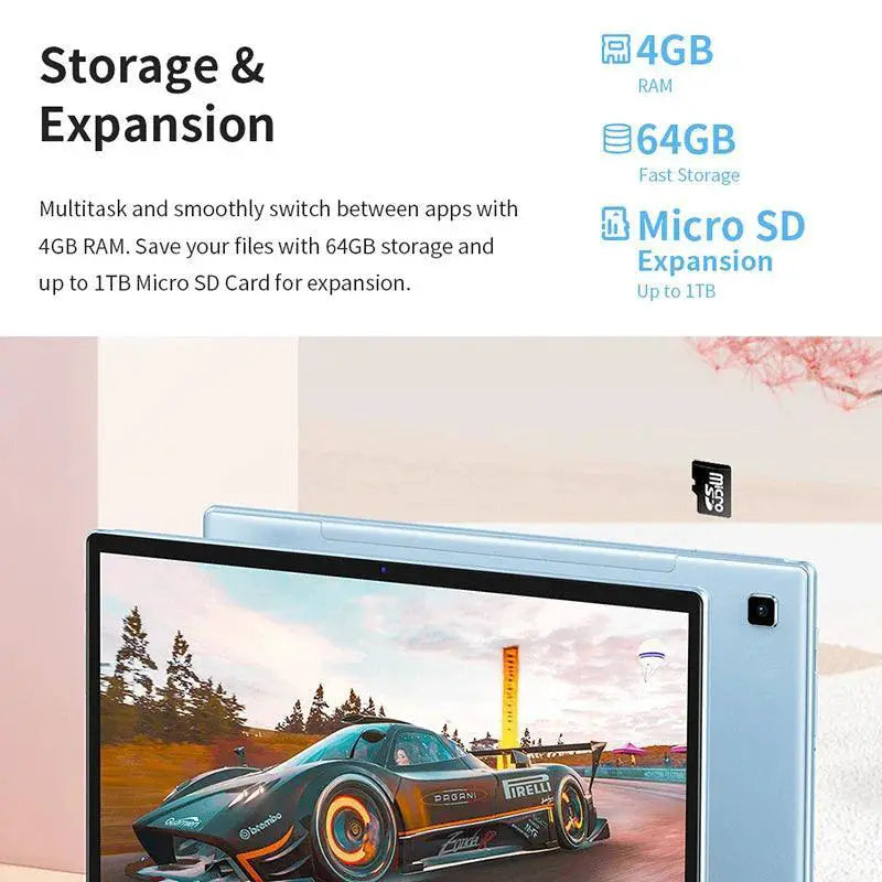 P20S 10.1 Inch Android Tablet MTK P22 Processor Power