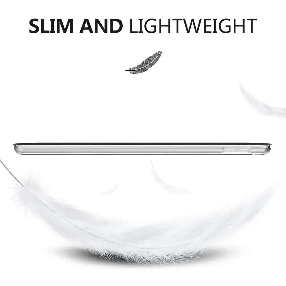 iPad Stylish Flip Smart Cover With Tempered Glass