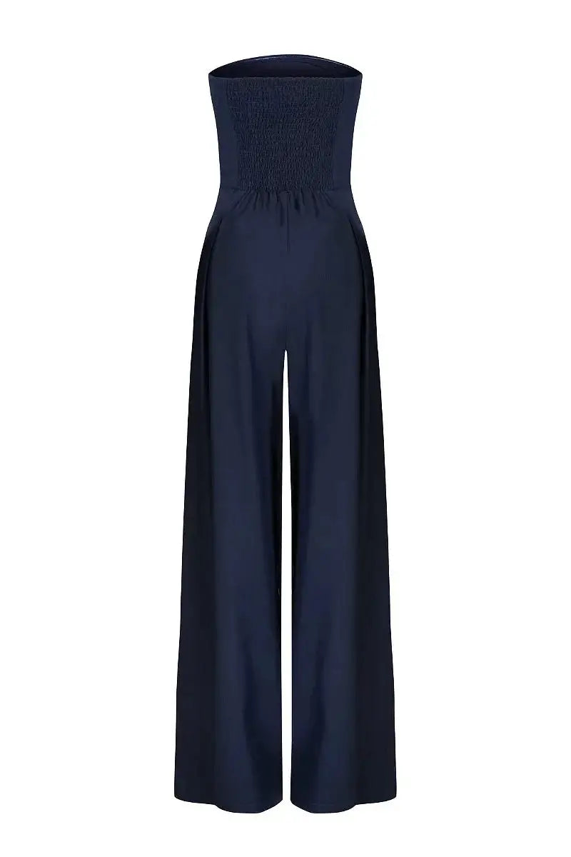 BKLD Solid Color 2025 Women Backless Jumpsuits Elegant Party - OurLum.com