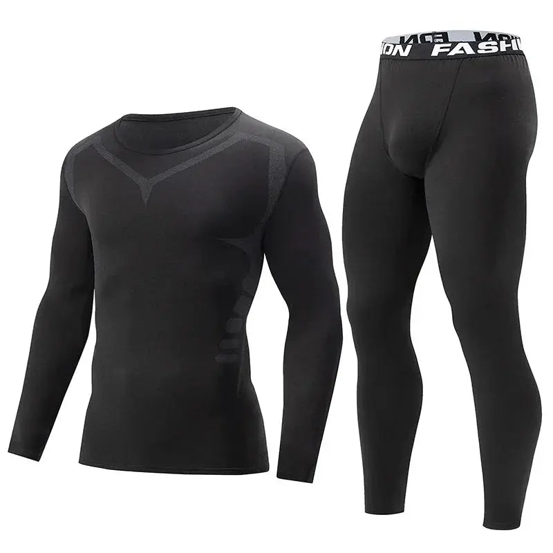 Two Four Piece Mens Warm Corset Ski Jacket Set Pants Shirt