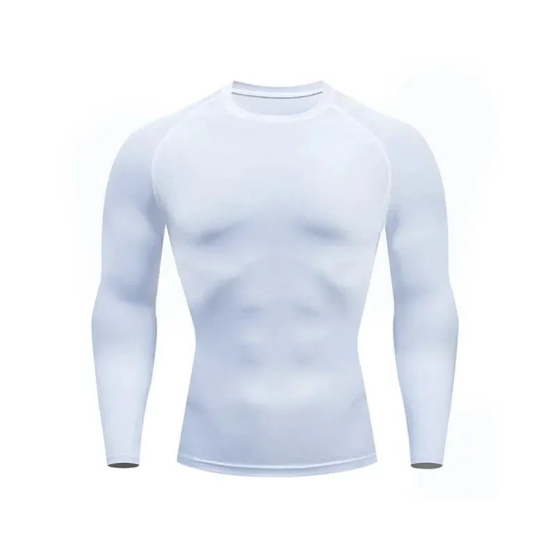 Men's Long Sleeve Compression Shirt for Running Training