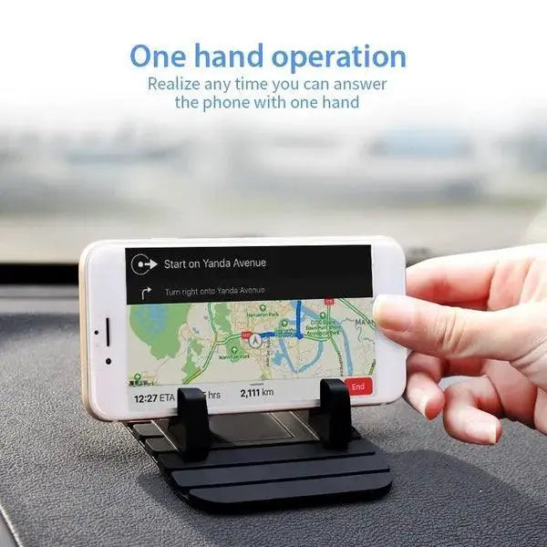 Silicone Car Phone GPS Holder Mat Secure Dashboard Stand