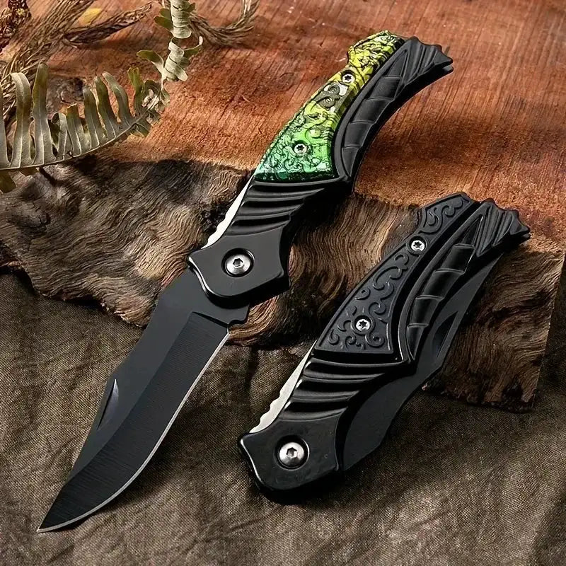 2025 new high quality Portable Outdoor Folding Pocket Knife - Sharp Survival Knife for Camping, Hiking
