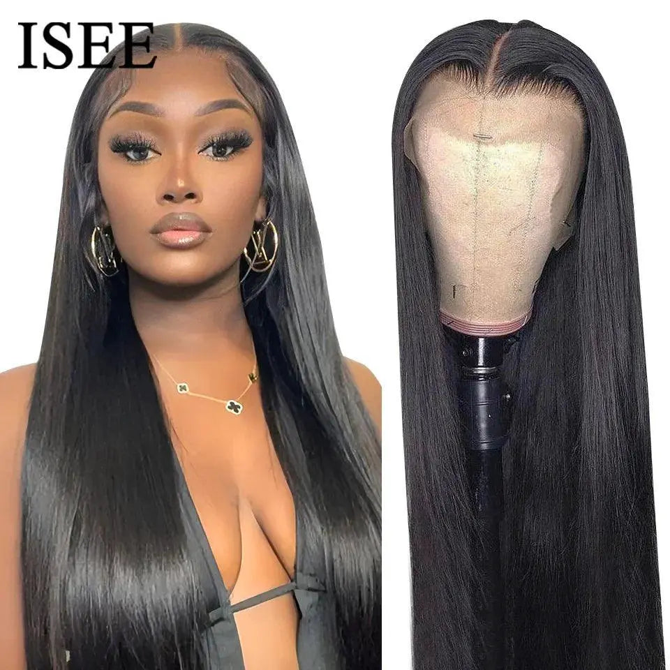 Premium 13x6 HD Lace Frontal Wig Virgin Human Hair Straight