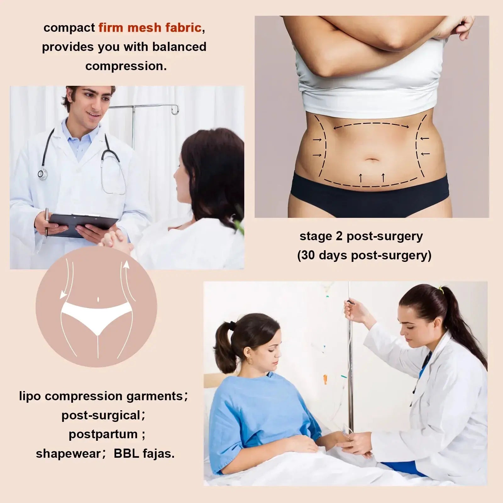 Fajas Colombianas Stage 2 Postpartum Girdle Shapewear