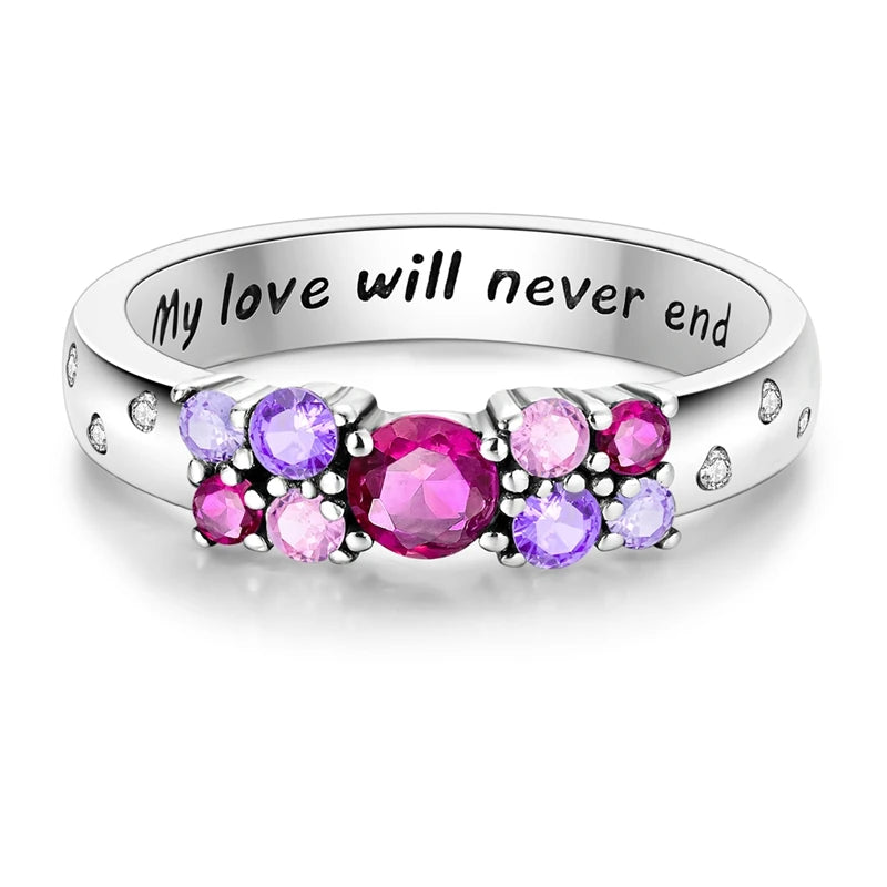 Mula Sterling Silver Ring Infinite