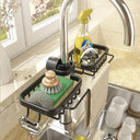 Aluminum Sink Caddy: Space-Saving Kitchen and Bath Organizer