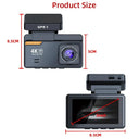 4K Dash Cam for Commuters Sharp Definition Clarity