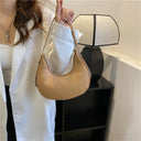 Underarm Tote Bags for Women Luxury Half Moon Hobo Bag