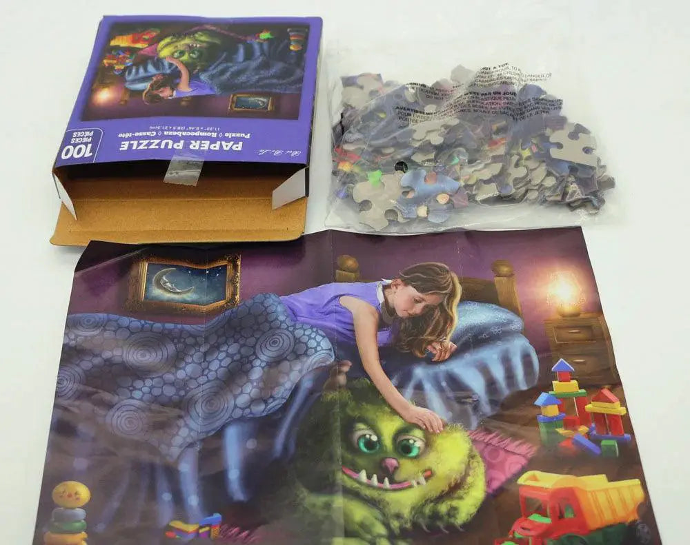 Dog Animals Jigsaw Puzzle Toy for Relaxation and Learning