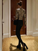 NIBBER Leopard Fashion Jacket