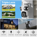 Smart Three Lens Outdoor Camera for Smarter Living