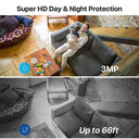 ZOSI Indoor Security Camera with 2-Way Audio & Cloud Storage