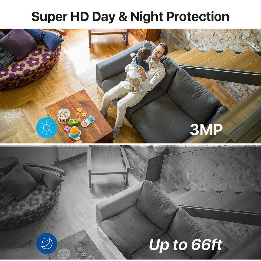 ZOSI Indoor Security Camera With Two Way Audio Cloud Storage