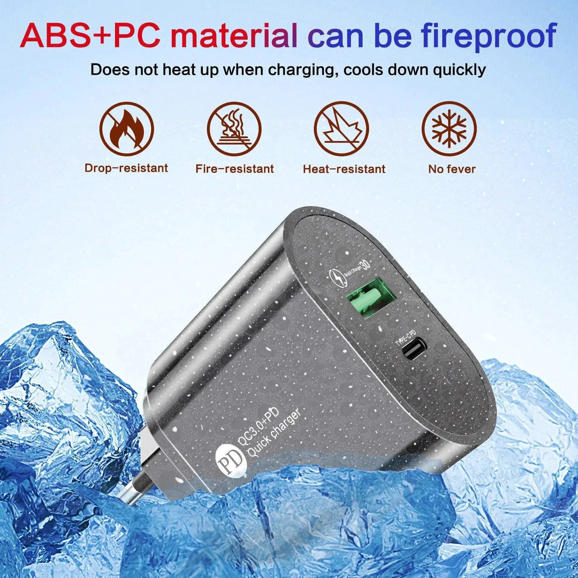 36W USB Wall Charger With Quick Charge For iPhone And More