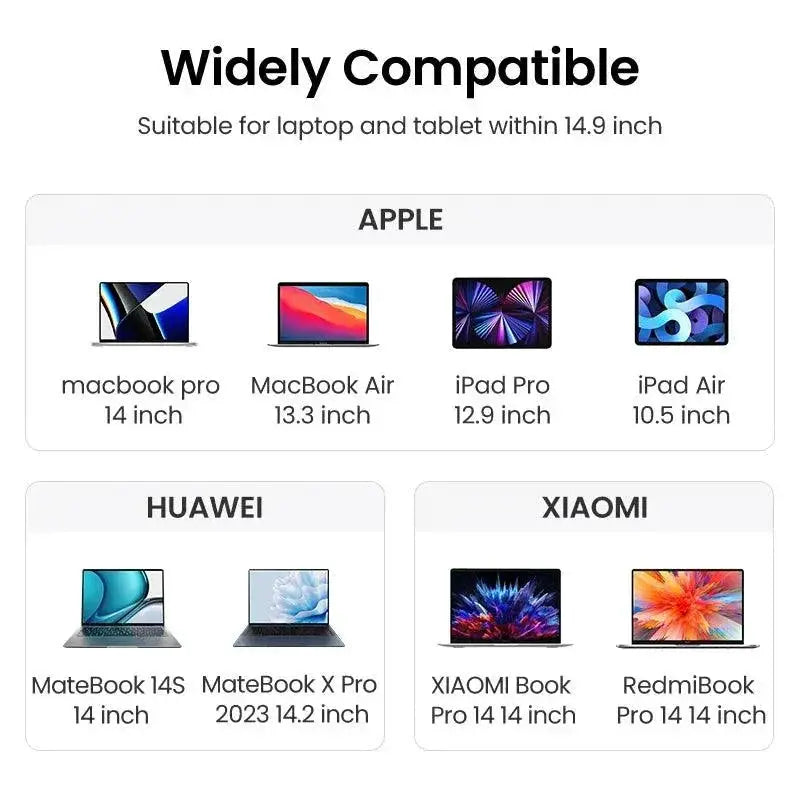 UGREEN Premium Waterproof Leather Laptop Sleeve for MacBook