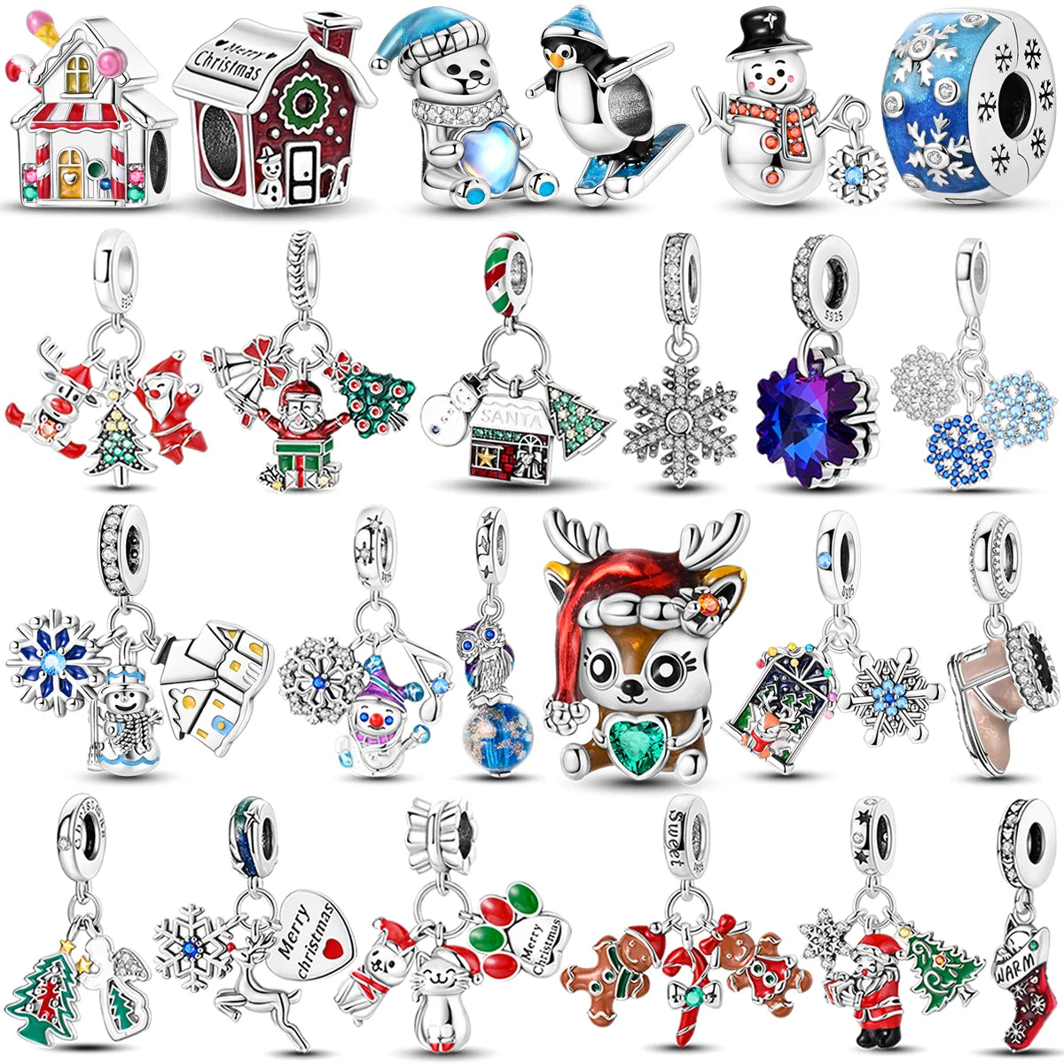 Sterling Silver Cold Winter Charm