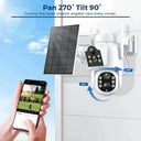Smart Solar IP Camera for Home Security
