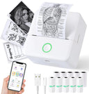 Portable Thermal Mini Printer Bluetooth 57mm Sticker Maker For DIY Photos