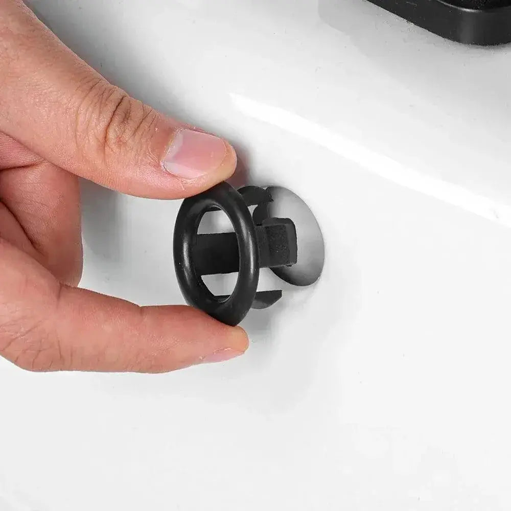 Sink Overflow Cover Set Stylish Drainage Upgrade for Kitchen