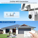 Smart Solar Outdoor PTZ Camera For Home