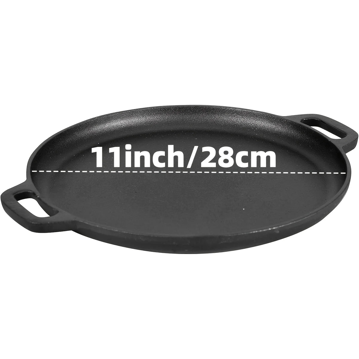Cast Iron Skillet Set ( Inch) Pre-Seasoned, Heavy-Duty Pans for — product view 7