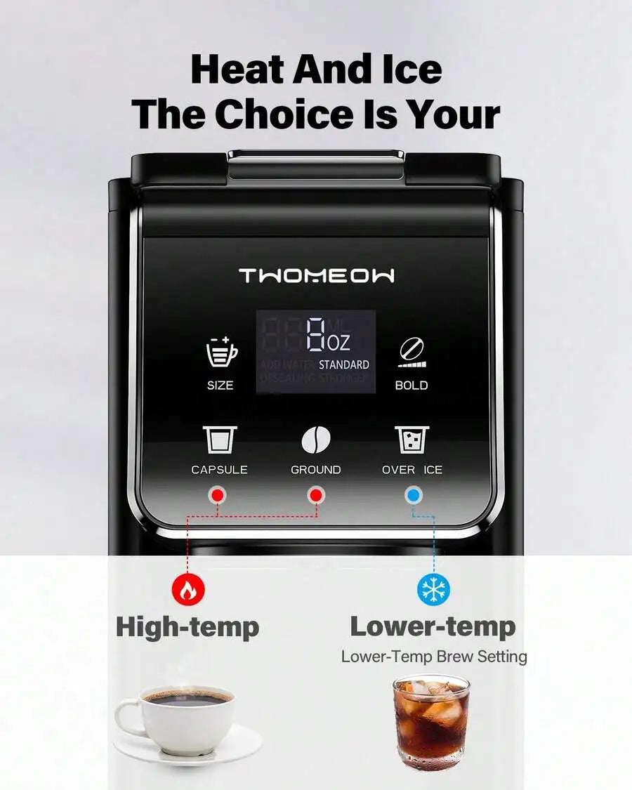 Coffee Maker Hot & Iced With Bold Setting,Single Serve Coffee — product view 3