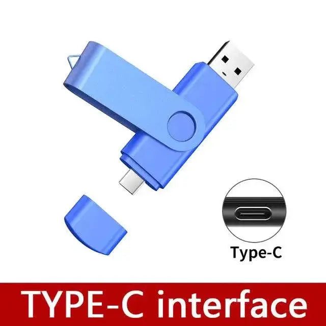 2TB High Speed Type C USB Flash Drive for Phones and Laptops