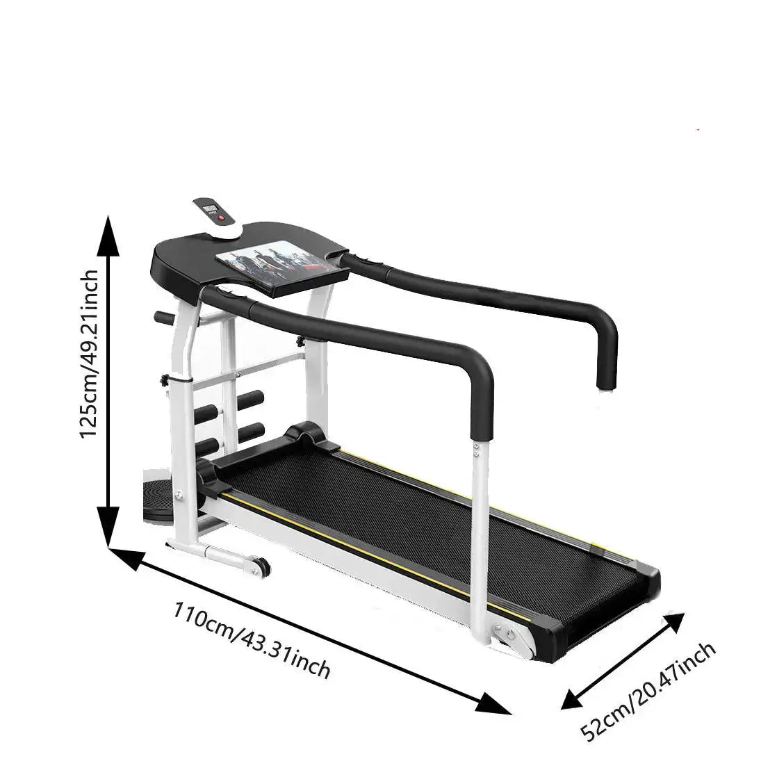Walking Pad Portable Treadmill Silent Foldable Running Machine Home Office Fitness Equipment