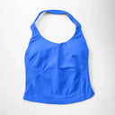 NCLAGEN Gym Halter Top Longline Strappy Yoga Wear