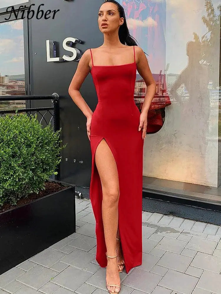 Elegant Red Lace Up Midi Dress For Parties And Celebrations