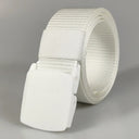White Automatic Buckle Nylon Army