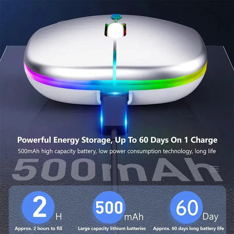 Wireless RGB Gaming Mouse Enhanced Connectivity Rechargeable