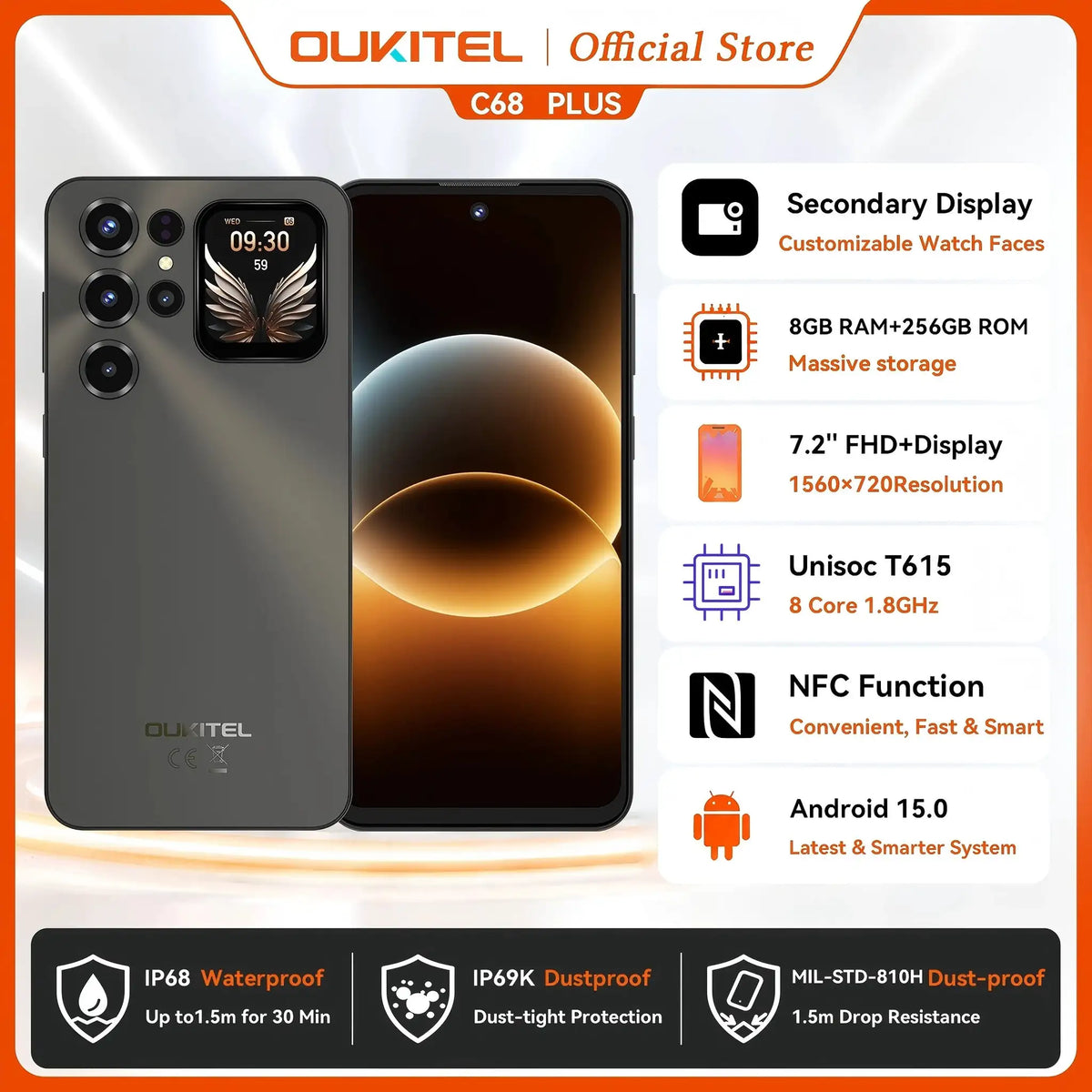Oukitel Plus Dual Display Phone — product view 7