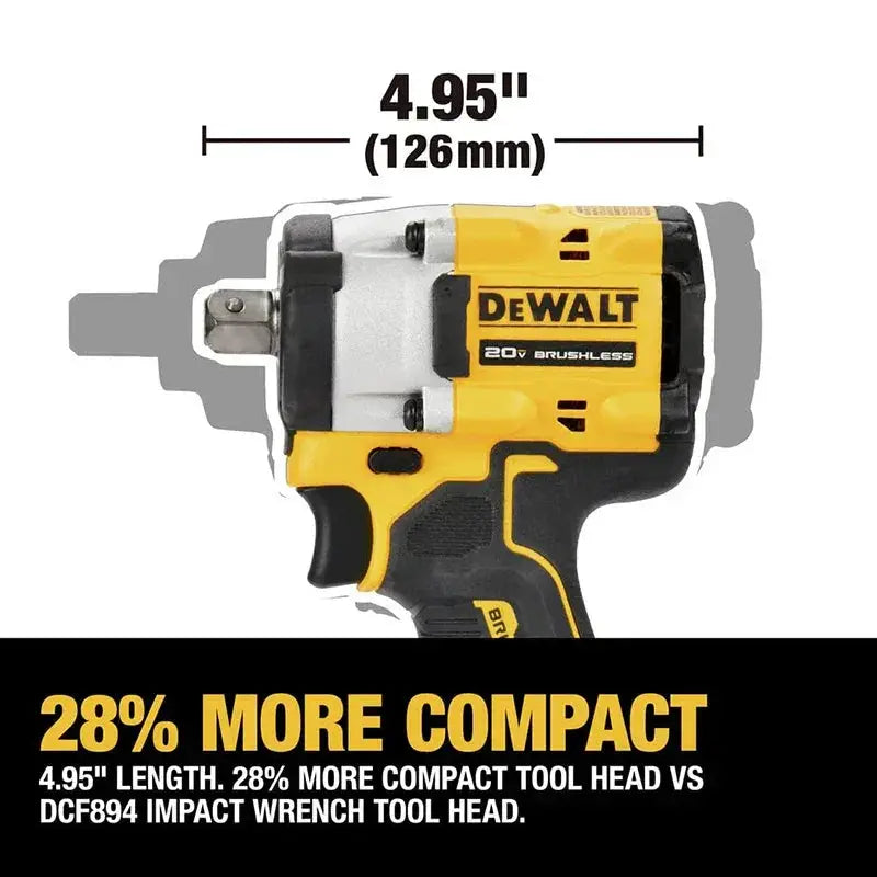 DeWalt DCF922 20V Max Cordless Impact Wrench 610Nm Torque