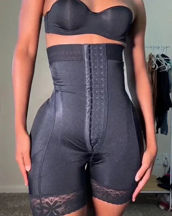Strapless High Waist Shapewear Shorts BBL Faja Post Surgery