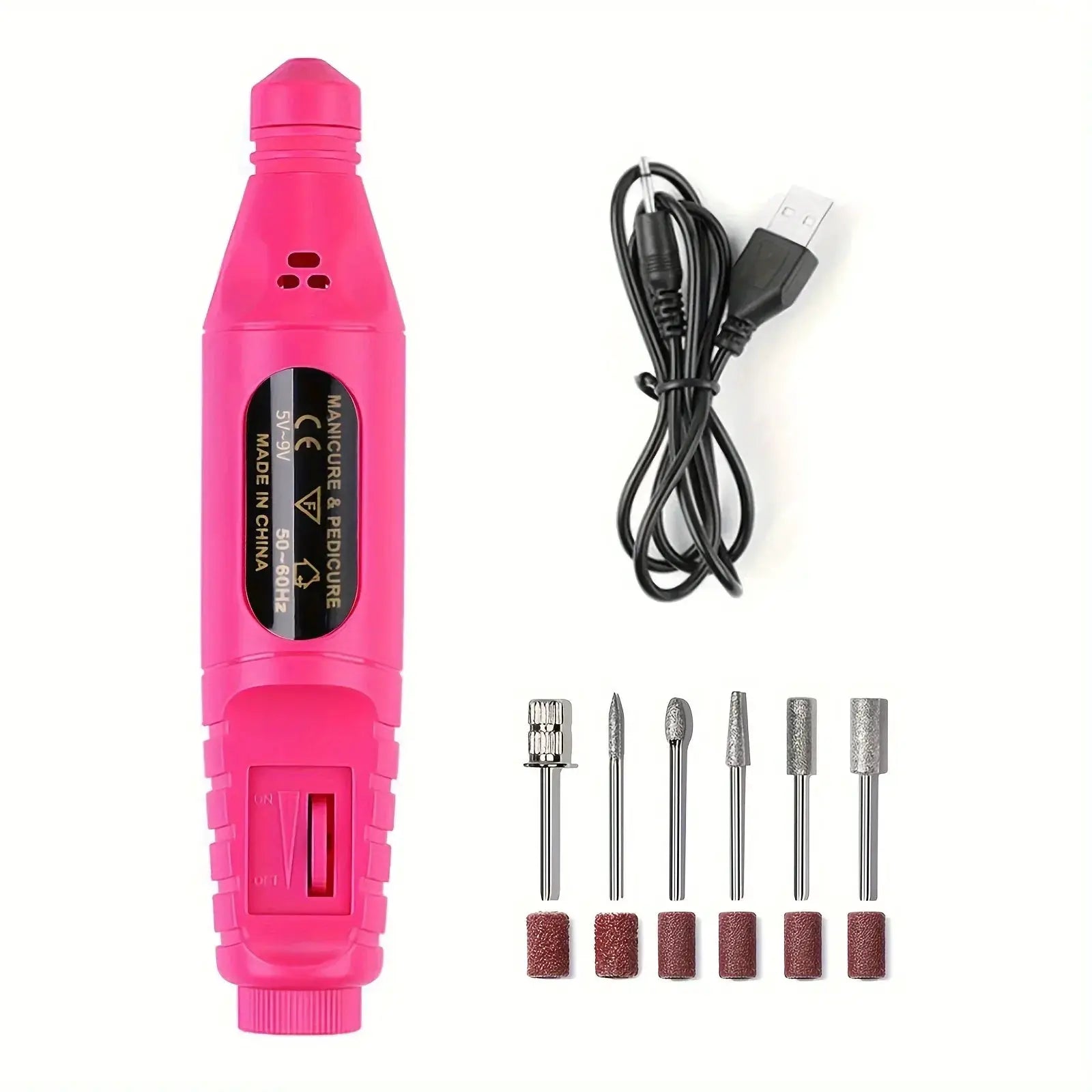 Portable Electric Nail Drill Machine Set Gel Polish Tools