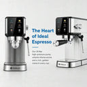 Semi-Automatic Espresso Machine Bar, Dual Boiler System, LCD
