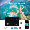 4K Action Camera For Outdoor Use Waterproof Helmet Mount
