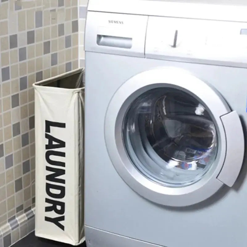 Roller Foldable Dirty Clothes Basket Laundry Storage Bag