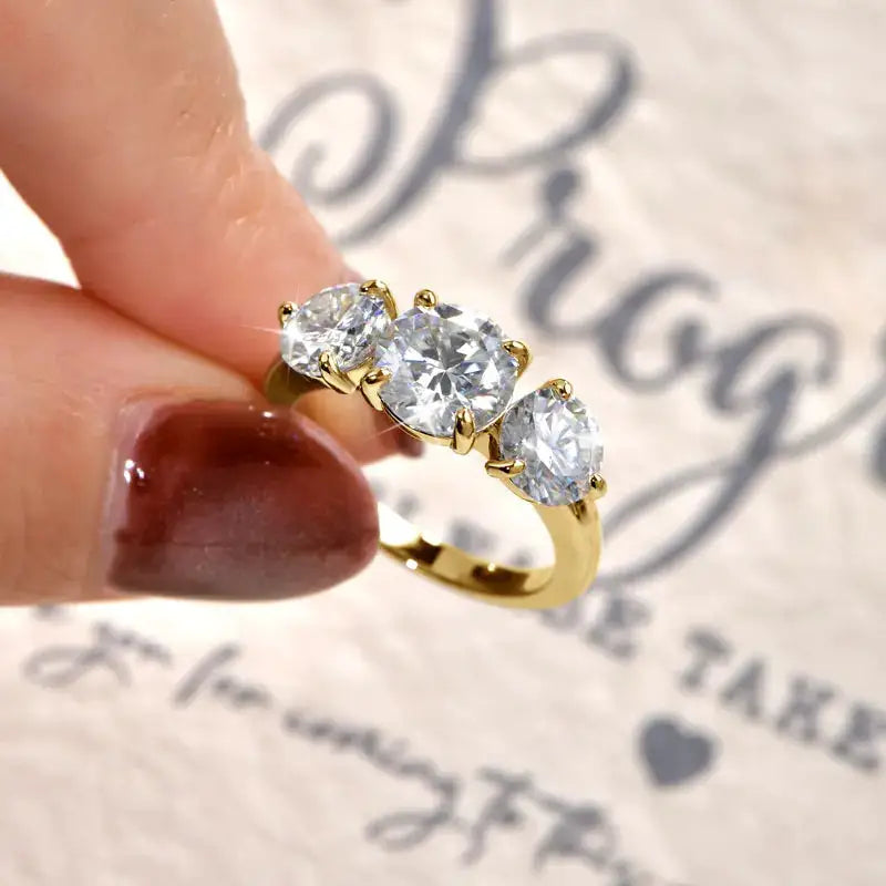 Anniversary Moissanite Ring For Couples — product image 6