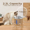 Automatic Cat Water Fountain 74oz Stainless