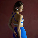 Yoga Set Women High Waist Leggings Breathable