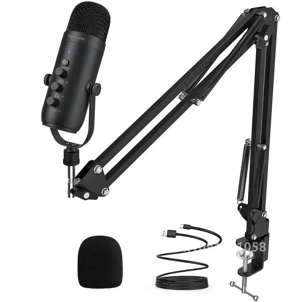 Professional USB Streaming Podcast Microphone Kit For Twitch
