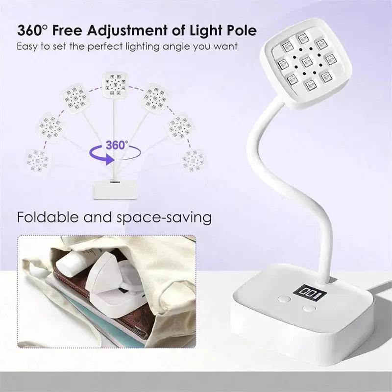 Sunuv Cordless Nail Dryer Flash Cure UV LED Lamp Pro