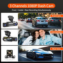 Clear Night Vision Dash Cam for Fleet with Parking